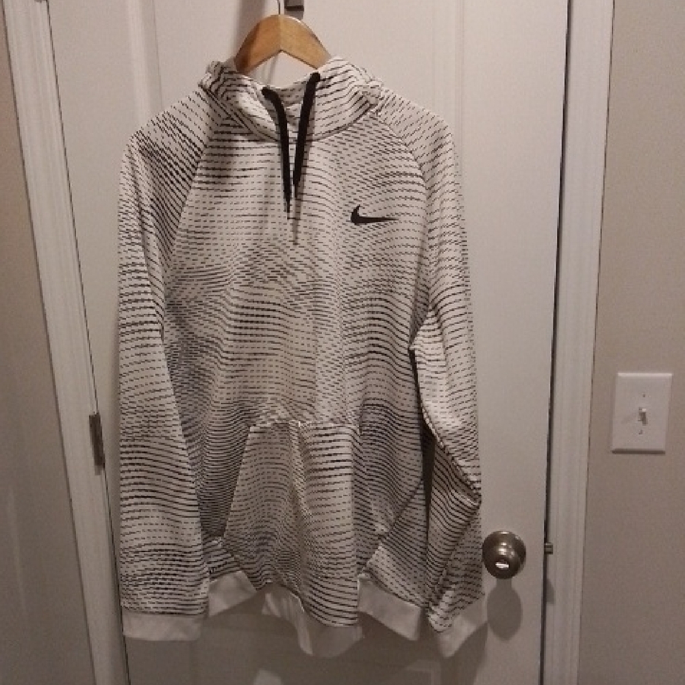 Nike Monochrome Striped Hoodie